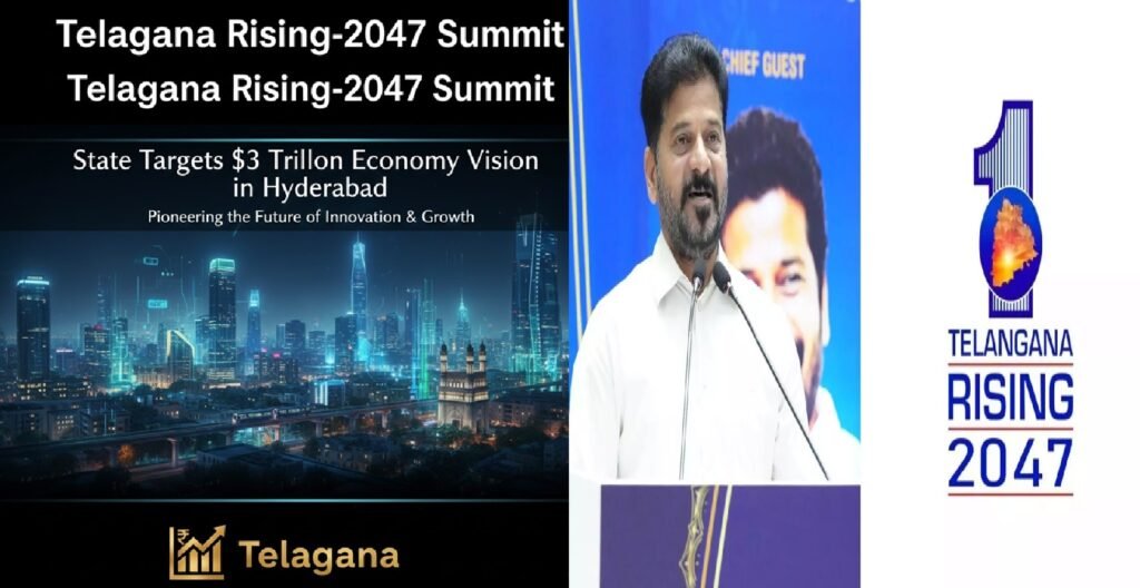 Telangana Rising-2047 Summit: State Targets $3 Trillion Economy Vision in Hyderabad