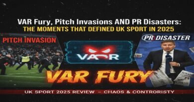 VAR Fury, Pitch Invasions and PR Disasters: The Moments That Defined UK Sport in 2025