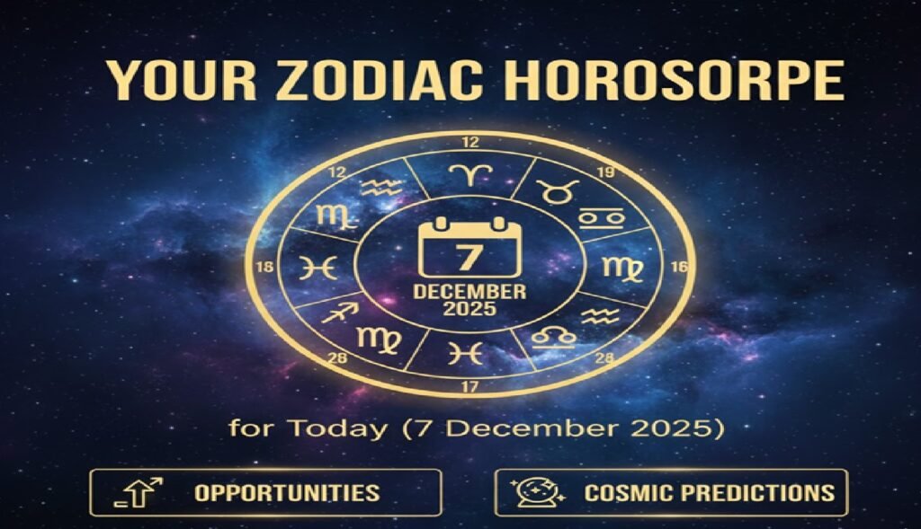 Your Zodiac Horoscope for Today (7 December 2025): Opportunities & Cosmic Predictions