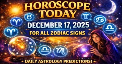 Daily Horoscope Today: Astrology Predictions for All 12 Zodiac Signs | Wednesday, December 17, 2025