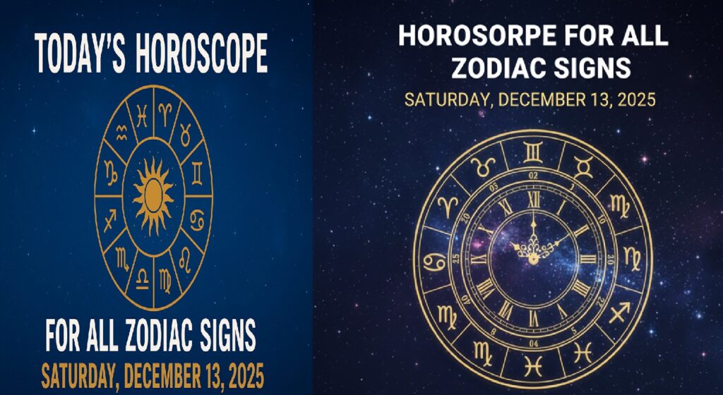Horoscope for All Zodiac Signs – Saturday, December 13, 2025