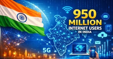 India Surpasses 950 Million Internet Users, Boosting Digital Inclusion