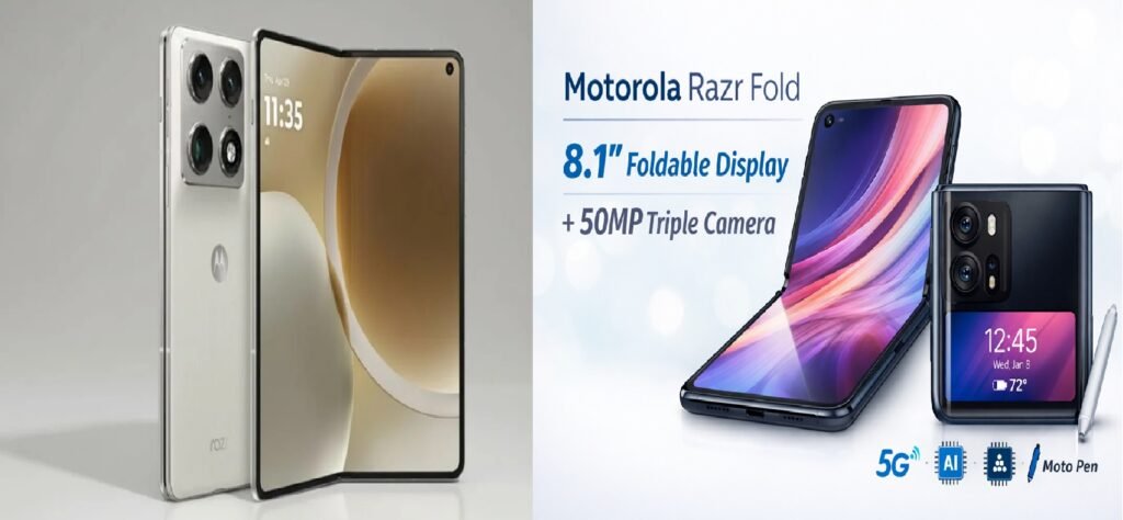 Motorola Razr Fold: The Company’s First Foldable 5G Phone with 8.1-inch Display and 50MP Triple Camera