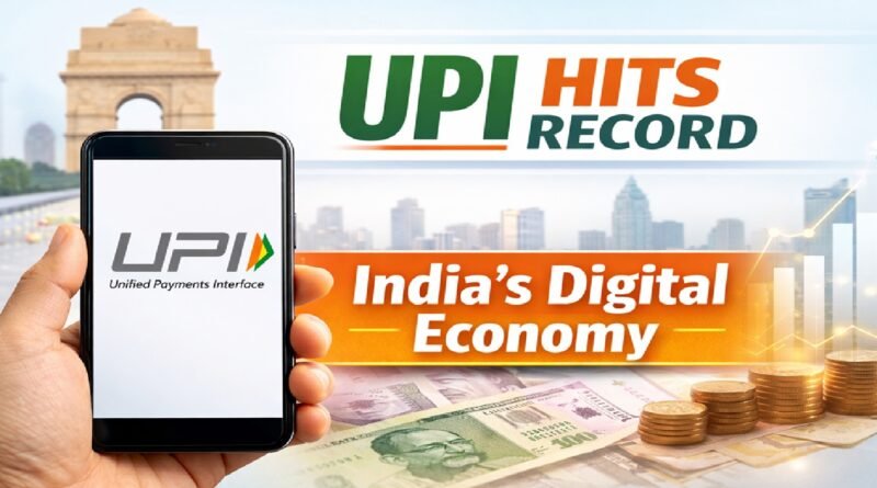 India’s UPI Hits Record 21.63 Billion Transactions in December 2025, Driving Digital Economy Growth