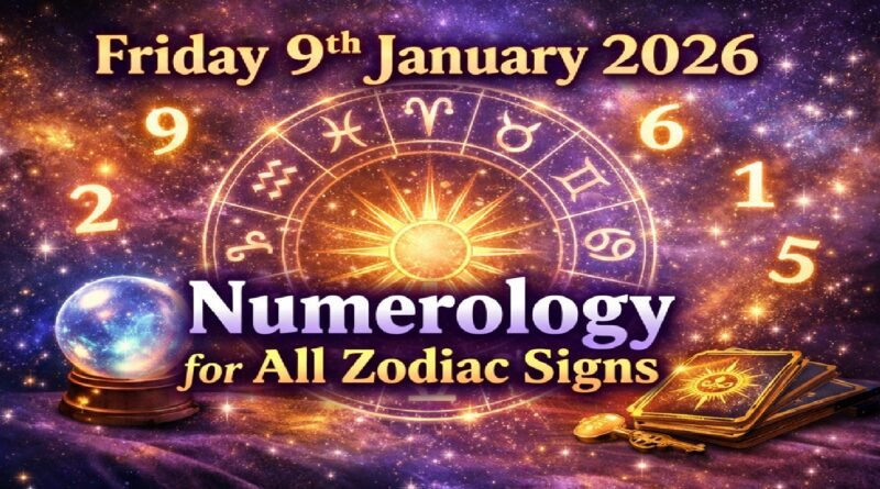 Horoscope Today for Friday - January 9, 2026 – Daily Astrology Predictions for All Zodiac Signs