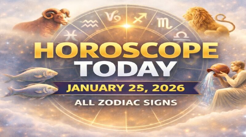 Horoscope Today for Sunday, January 25, 2026 – Predictions for All Zodiac Signs