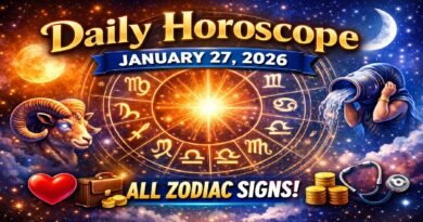 Daily Horoscope Today, Tuesday, January 27, 2026: Astrological Predictions for All Zodiac Signs