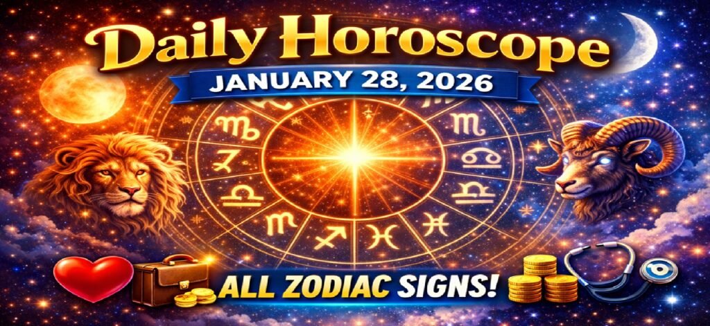 Daily Horoscope Today - Wednesday, January 28, 2026: Powerful Astrology Predictions for All Zodiac Signs