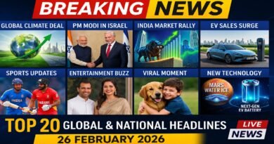 Global News Today - February 26, 2026: Modi's Visit to Israel, India Markets, and the Climate Deal Buzz about Rally, Sports, and Entertainment