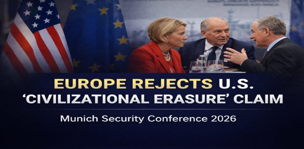 Europe Pushes Back Against U.S. “Civilizational Erasure” Claim at Global Security Summit