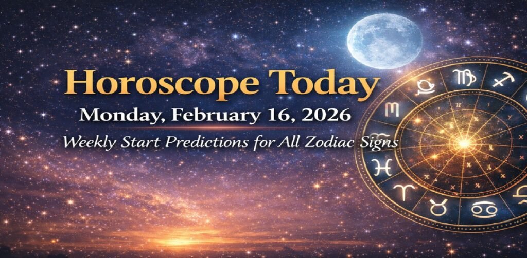 Horoscope Today: February 16, 2026, Monday – Fresh Weekly Start Predictions for All Zodiac Signs
