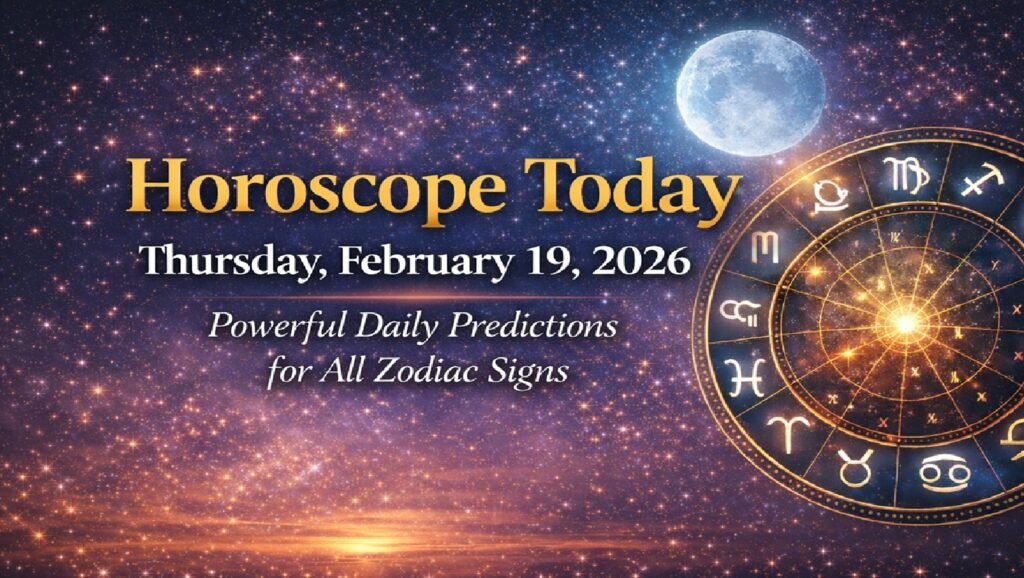 Horoscope Today: February 19, 2026, Thursday – Powerful Daily Predictions for All Zodiac Signs