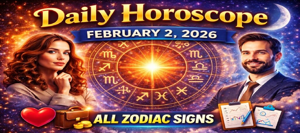 Daily Horoscope Today: Monday, February 2, 2026 – Astrology Predictions for All Zodiac Signs