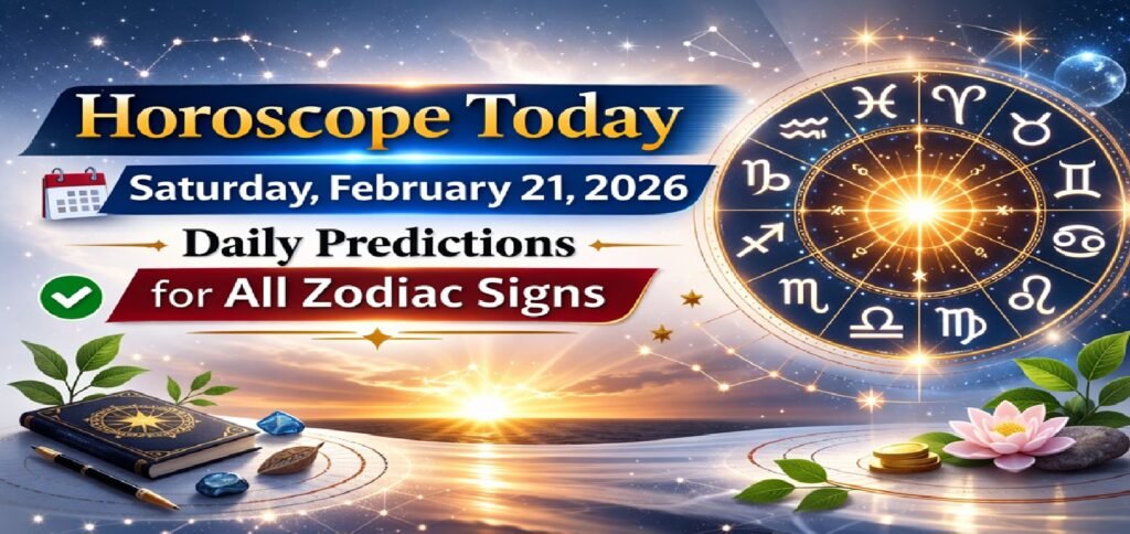 Horoscope Today: February 21, 2026, Saturday – Weekend Astrology Predictions for All Zodiac Signs