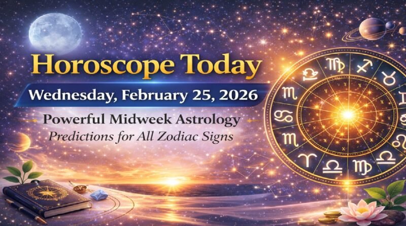 Horoscope Today - February 25, 2026, Wednesday: Powerful Midweek Astrology Predictions for All Zodiac Signs