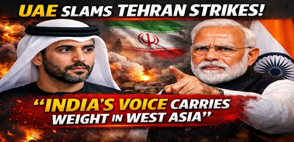 UAE Ambassador Slams Tehran Strikes, Says India’s Voice ‘Carries Weight’ in West Asia