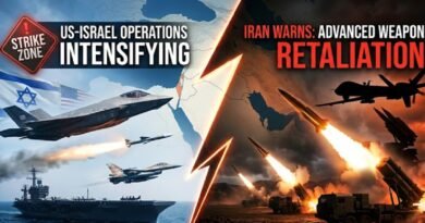 Middle East on Edge: US–Israel Military Operations Intensify Against Iran as Tehran Warns of Advanced Weapon Retaliation