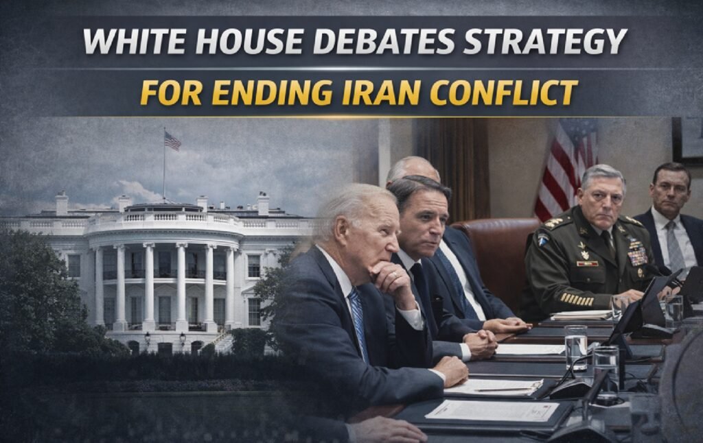 White House Debates Strategy for Ending Iran Conflict Amid Escalating Regional Tensions