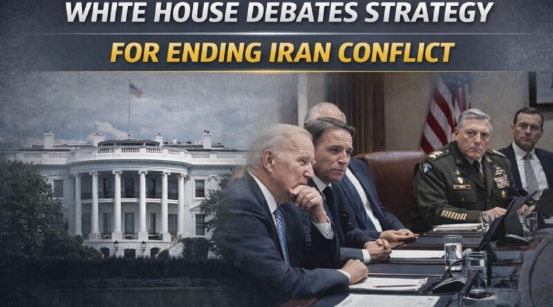 White House Debates Strategy for Ending Iran Conflict Amid Escalating Regional Tensions