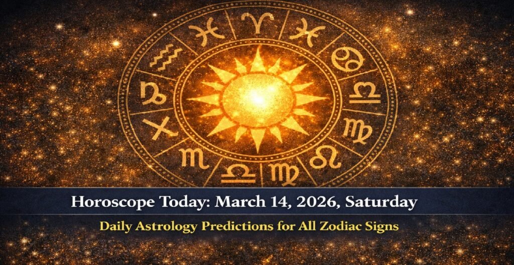 Horoscope Today: March 14, 2026, Saturday – Daily Astrology Predictions for All Zodiac Signs