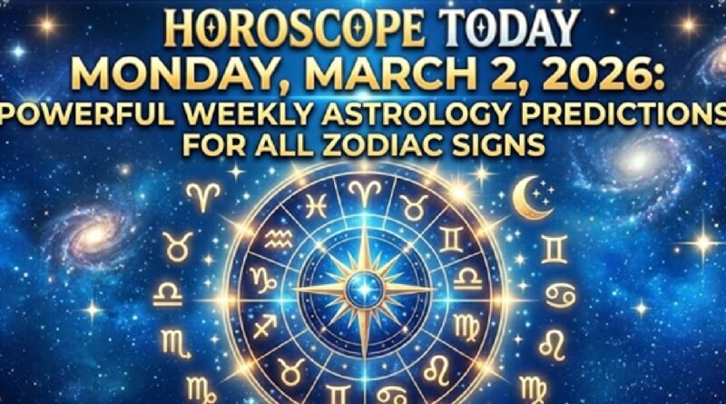 Horoscope Today - March 2, 2026, Monday: Powerful Weekly Astrology Predictions for All Zodiac Signs