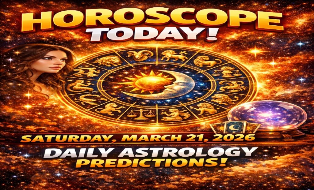 Horoscope Today: March 21, 2026, Saturday – Daily Astrology Predictions for All Zodiac Signs