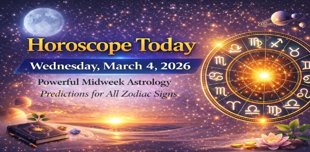 Horoscope Today - March 4, 2026, Wednesday: Powerful Midweek Astrology Predictions for All Zodiac Signs