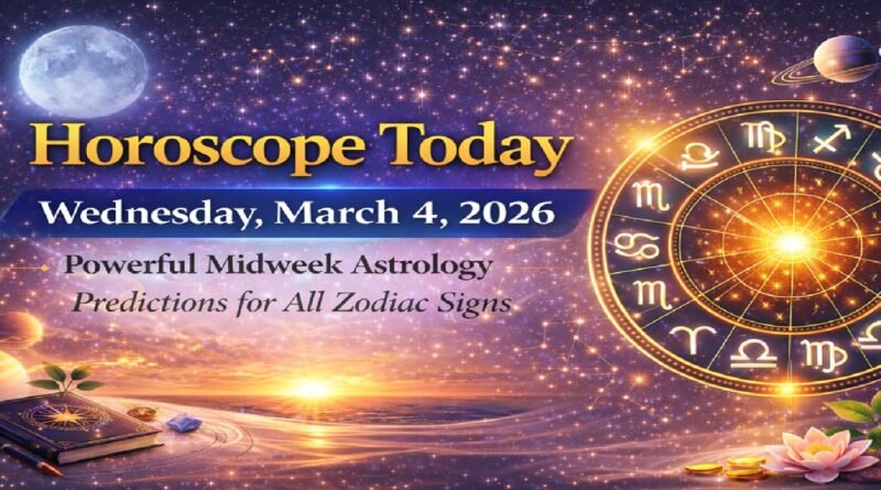 Horoscope Today - March 4, 2026, Wednesday: Powerful Midweek Astrology Predictions for All Zodiac Signs