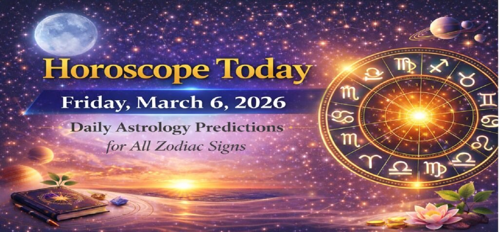 Horoscope Today: March 6, 2026, Friday – Daily Astrology Predictions for All Zodiac Signs