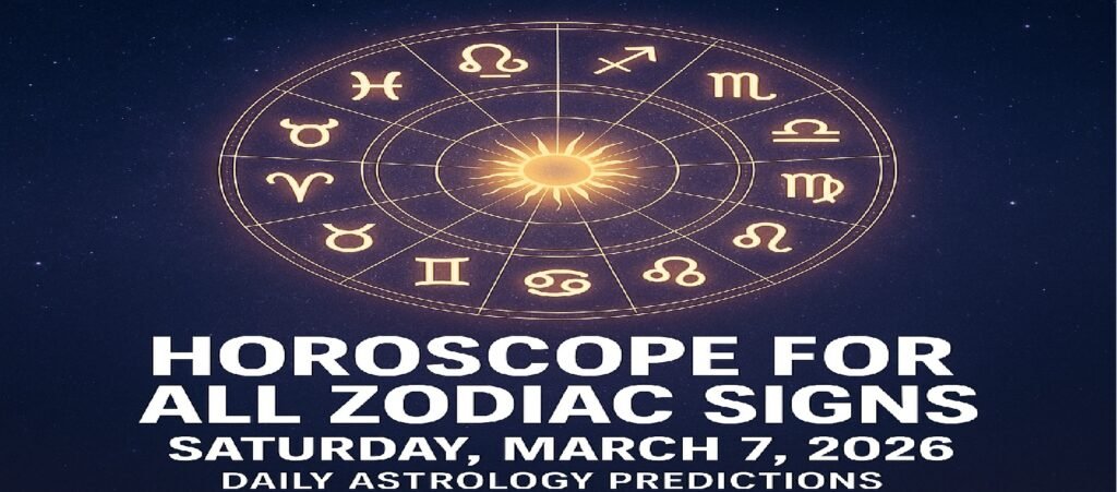Horoscope for All Zodiac Signs – Saturday, March 7, 2026: Daily Astrology Predictions