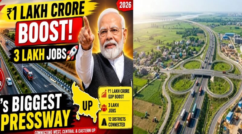 Ganga Expressway Set to Power Uttar Pradesh’s Economic Surge: ₹1 Lakh Crore GDP Boost and 3 Lakh Jobs on the Horizon