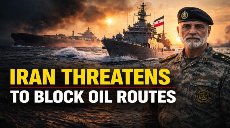 Iran Threatens to Block Key Oil Routes as Tensions Escalate Over US Naval Blockade