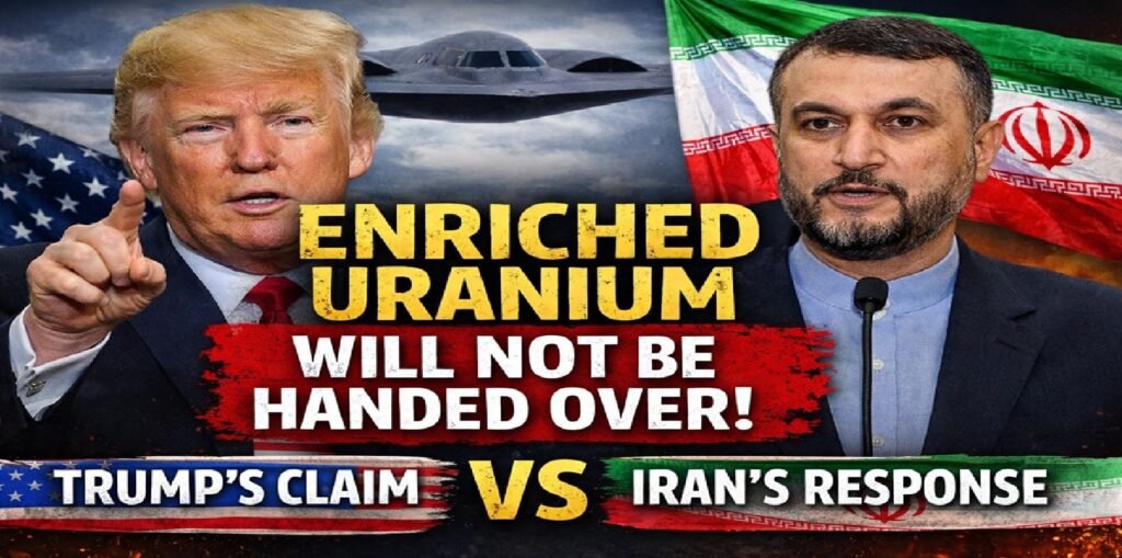 Iran Dismisses Trump’s Uranium Claim: “Not a Gram Will Leave the Country” Amid Expanding War Talks