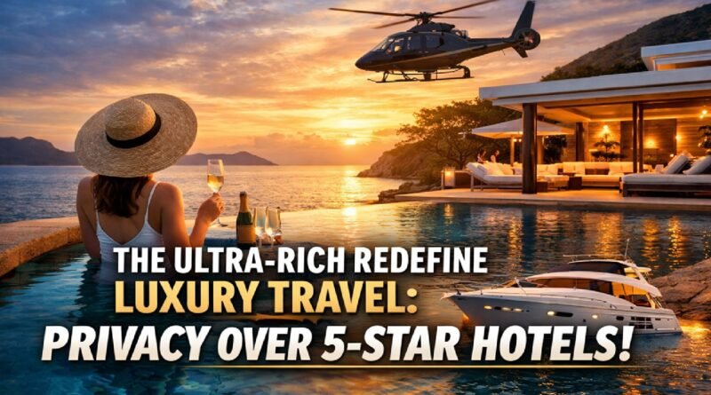 Ultra-Rich Redefine Luxury Travel: Privacy Overtakes 5-Star Hotels