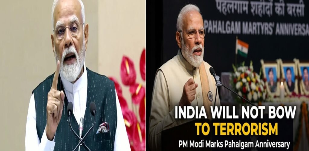 India Will Not Bow to Terrorism: PM Modi Marks Pahalgam Attack Anniversary