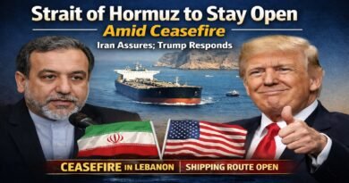 Strait of Hormuz to Stay Open Amid Ceasefire, Iran Assures; Donald Trump Responds