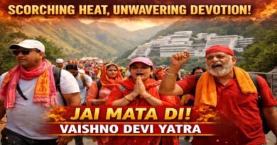 Scorching Heat Fails to Deter Vaishno Devi Pilgrims; ‘Jai Mata Di’ Echoes Across Katra