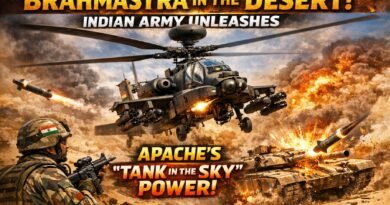 Brahmastra in the Desert: Indian Army Unleashes Apache’s “Tank in the Sky” Power