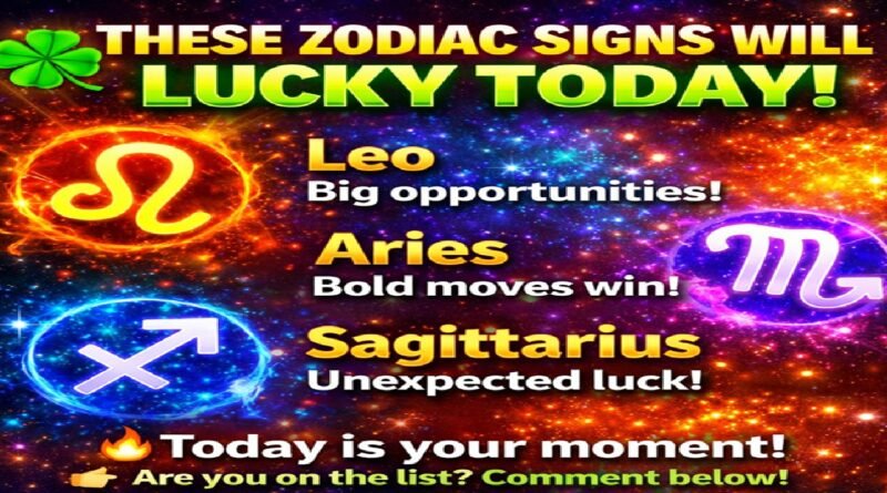 These 3 Zodiac Signs Will Get Lucky Today -  April 2 Horoscope Predictions