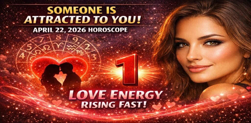 Someone Is Attracted to You: April 22, 2026 Horoscope – Love Energy Is Rising Fast!