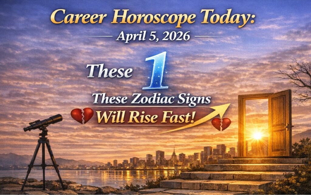 Career Horoscope Today: April 5, 2026 – These Zodiac Signs Will Rise Fast!