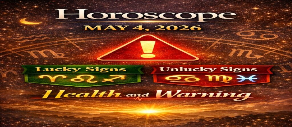 Horoscope Today: May 4, 2026 – Health Warning for These Zodiac Signs