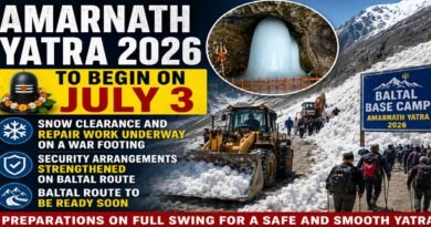 Amarnath Yatra 2026 to Begin on July 3; Massive Snow Clearance, Security Upgrades Underway on Baltal Route