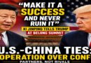 Xi Jinping Urges Trump to “Make U.S.-China Relations a Success” During Beijing Summit