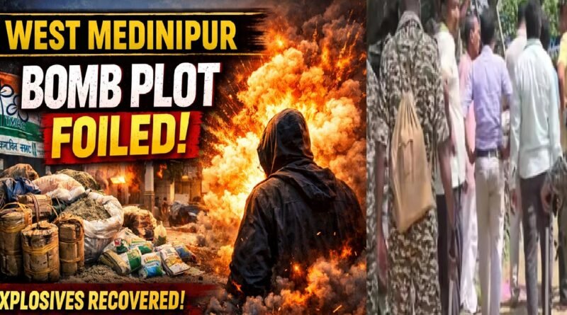 Bomb Blast Plot Foiled in West Medinipur: Explosives Recovered from TMC Office Trigger Political Storm