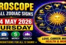 Horoscope for All Zodiac Signs – May 14, 2026, Thursday