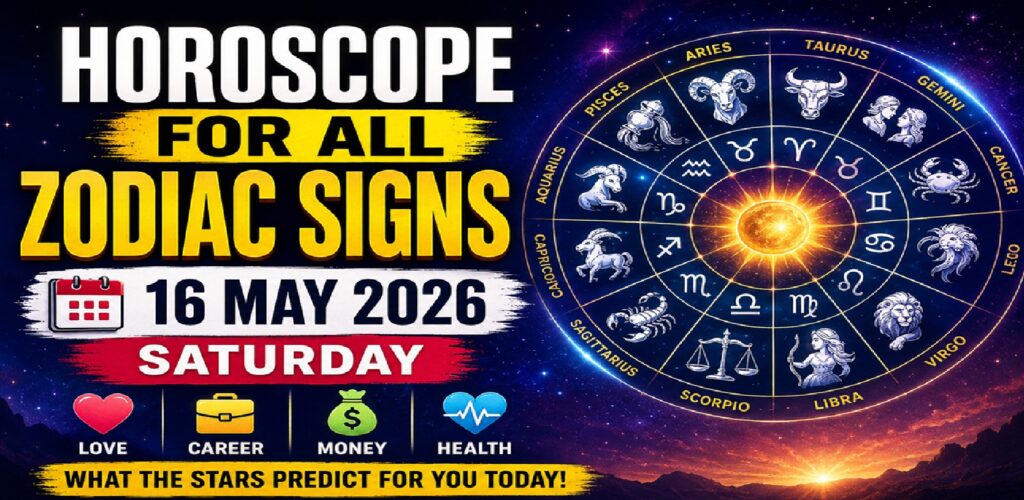 Horoscope for All Zodiac Signs – May 16, 2026, Saturday
