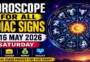 Horoscope for All Zodiac Signs – May 16, 2026, Saturday