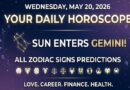 Horoscope Today May 20, 2026: Big Zodiac Changes as Gemini Season Begins!