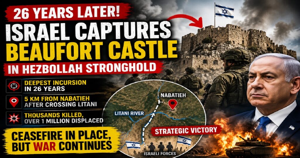 Major Israeli Military Operation in Hezbollah Stronghold: Why the Capture of Beaufort Castle Could Reshape the Lebanon Conflict